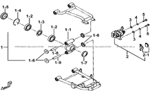 AXE ARRIERE pour Tgb Toutes les cylindrées Toutes les années BLADE 550 FLX