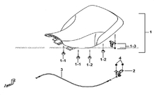SELLE pour Tgb Toutes les cylindrées Toutes les années BLADE 550 FLX