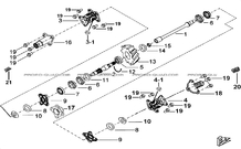 SYSTEME DE TRANSMISSION pour Tgb Toutes les cylindrées Toutes les années BLADE 600 FLX