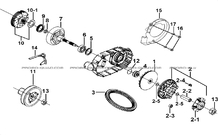 VARIATEUR pour Tgb Toutes les cylindrées Toutes les années BLADE 600 FLX