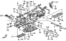 CHASSIS pour Tgb Toutes les cylindrées Toutes les années BLADE 600 FLX