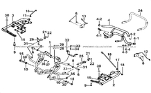 SUPPORT PARE-CHOCS pour Tgb Toutes les cylindrées Toutes les années BLADE 600 FLX
