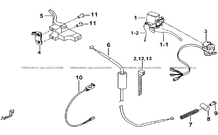 ENSEMBLE MAITRE CYLINDRE pour Tgb Toutes les cylindrées Toutes les années BLADE 600 FLX