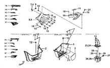 MARCHE-PIED pour Tgb Toutes les cylindrées Toutes les années BLADE 600 FLX