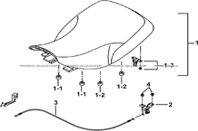 SELLE pour Tgb Toutes les cylindrées Toutes les années BLADE 600 FLX