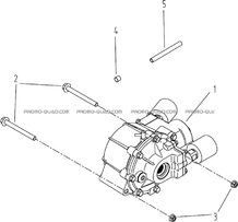 PONT AVANT pour Hytrack Toutes les cylindrées Toutes les années MP4-8