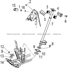 COLONNE DE DIRECTION pour Hytrack Toutes les cylindrées Toutes les années MP4-8