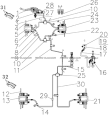 SYSTEME DE FREINAGE pour Hytrack Toutes les cylindrées Toutes les années MP4-8