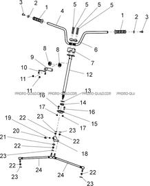 GUIDON   DIRECTION pour SNARLER AT5S STD
