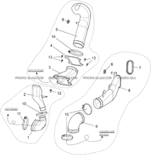 PRISES D AIR VARIATEUR pour SNARLER AT5S EPS STD