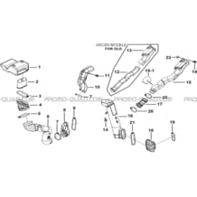 ADMISSION AIR VARIATEUR pour Tgb Toutes les cylindrées Toutes les années BLADE 1000 2015