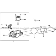 DEBITMETRE pour Tgb Toutes les cylindrées Toutes les années BLADE 1000 2015