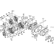 CARTER MOTEUR pour Tgb all cylinders All years BLADE 1000 2015