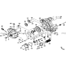CARTER MOTEUR DROIT pour Tgb Toutes les cylindrées Toutes les années BLADE 1000 2015