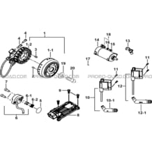 SYSTEME ELECTRIQUE 1 pour Tgb Toutes les cylindrées Toutes les années BLADE 1000 2015