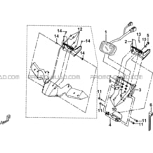 COMPTEUR pour Tgb Toutes les cylindrées Toutes les années BLADE 1000 2015