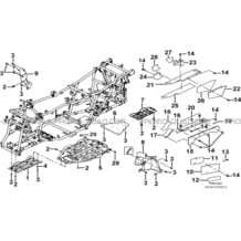 CHASSIS 2 pour Tgb Toutes les cylindrées Toutes les années BLADE 1000 2015