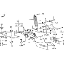 SUSPENSION ARRIERE pour Tgb Toutes les cylindrées Toutes les années BLADE 1000 2015
