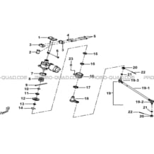 COLONNE DIRECTION EPS pour Tgb Toutes les cylindrées Toutes les années BLADE 1000 2015