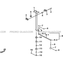 COLONNE DIRECTION SANS EPS pour Tgb Toutes les cylindrées Toutes les années BLADE 1000 2015