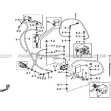 DISTRIBUTEUR FREINAGE ARRIERE pour Tgb all cylinders All years BLADE 1000 2015