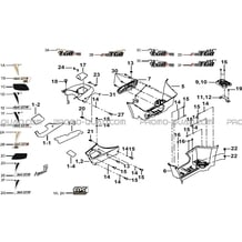 MARCHE-PIED pour Tgb Toutes les cylindrées Toutes les années BLADE 1000 2015
