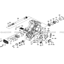 CARTER MOTEUR GAUCHE pour Tgb all cylinders All years BLADE 1000 2016