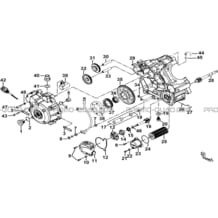 CARTER MOTEUR DROIT pour Tgb Toutes les cylindrées Toutes les années BLADE 1000 2016