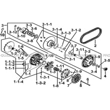 VARIATEUR pour Tgb Toutes les cylindrées Toutes les années BLADE 1000 2016