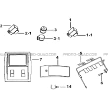 RELAIS   SUPPORTS pour Tgb Toutes les cylindrées Toutes les années BLADE 1000 2016