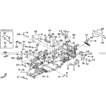 CHASSIS pour Tgb Toutes les cylindrées Toutes les années BLADE 1000 2016