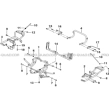 SUPPORT PARE-CHOCS pour Tgb Toutes les cylindrées Toutes les années BLADE 1000 2016