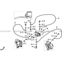 DISTRIBUTEUR FREINAGE AVANT pour Tgb Toutes les cylindrées Toutes les années BLADE 1000 2016