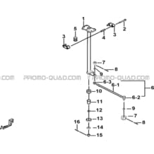 COLONNE DIRECTION SANS EPS pour Tgb all cylinders All years BLADE 1000 2016