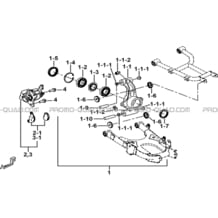 AXE ARRIERE pour Tgb all cylinders All years BLADE 1000 2016