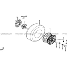 ROUES ARRIERE pour Tgb Toutes les cylindrées Toutes les années BLADE 1000 2016