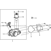 DEBITMETRE pour Tgb Toutes les cylindrées Toutes les années BLADE 1000 LT