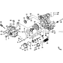 CARTER MOTEUR DROIT pour Tgb all cylinders All years BLADE 1000 LT