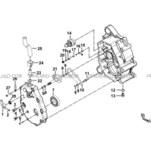 TRANSMISSION 2 pour Tgb all cylinders All years BLADE 1000 LT