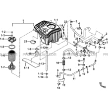 ENSEMBLE FILTRE A AIR pour Tgb Toutes les cylindrées Toutes les années BLADE 1000 LT