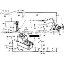 RESERVOIR A CARBURANT pour Tgb Toutes les cylindrées Toutes les années BLADE 1000 LT