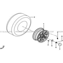 ROUES AVANT pour Tgb all cylinders All years BLADE 1000 LT