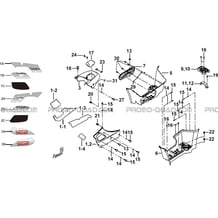 MARCHE-PIED pour Tgb Toutes les cylindrées Toutes les années BLADE 1000 LT