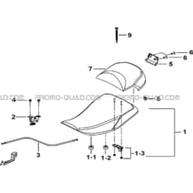 SELLE pour Tgb Toutes les cylindrées Toutes les années BLADE 1000 LT