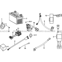 SYSTEME ELECTRIQUE 3 pour Tgb all cylinders All years BLADE 1000 LT EPS