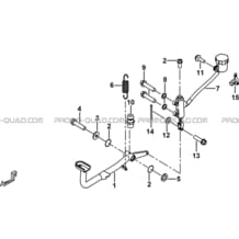 PEDALE DE FREIN pour Tgb all cylinders All years BLADE 1000 LT EPS