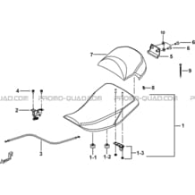 SELLE pour Tgb Toutes les cylindrées Toutes les années BLADE 1000 LT EPS