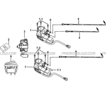 MOTEUR DE DIFFERENTIEL pour Tgb Toutes les cylindrées Toutes les années BLADE 1000 LT EPS LUXE