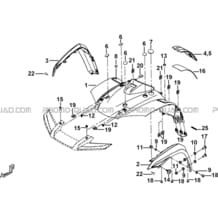 CARROSSERIE AVANT pour Tgb Toutes les cylindrées Toutes les années BLADE 1000 LT EPS LUXE
