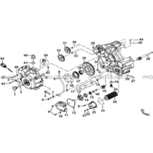 CARTER MOTEUR DROIT pour Tgb Toutes les cylindrées Toutes les années BLADE 1000 LTX